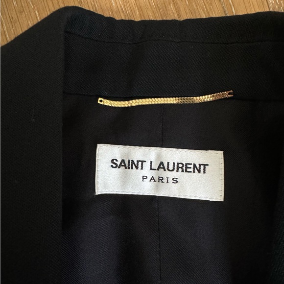 Saint Laurent Blazer with Silk Lapel Size: 34 - Picture 3 of 4